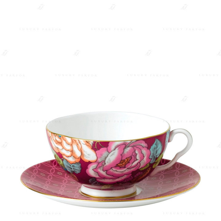 Чашка чайная с блюдцем 250мл коллекции Tea Garden 
