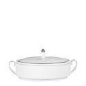 Рагушница 1400мл коллекции Vera Wang - Blanc Sur Blanc бренда Wedgwood