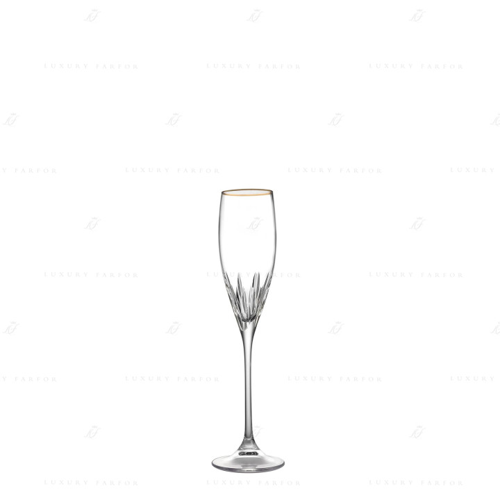 Флюте для шампанского 18см коллекции Vera Wang - Duchesse Gold бренда Wedgwood