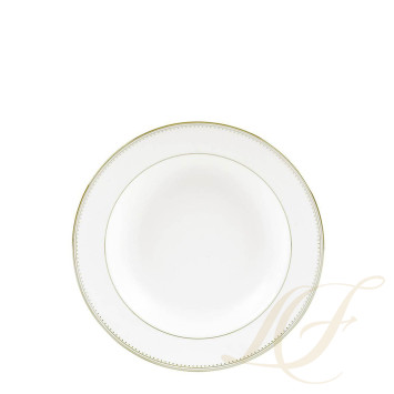 Тарелка суповая 23см коллекции Vera Wang - Golden Grosgrain бренда Wedgwood