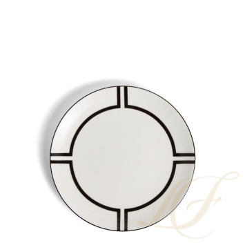 Тарелка закусочная 20см коллекции Vera Wang - Luxe Graphite бренда Wedgwood