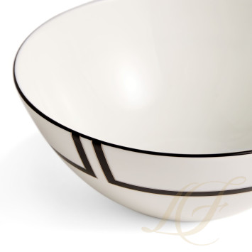 Чаша для мюсли 16см коллекции Vera Wang - Luxe Graphite бренда Wedgwood