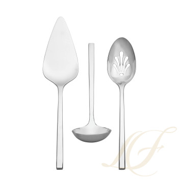 Набор столовых приборов из 3 предметов коллекции Vera Wang - Polished бренда Wedgwood