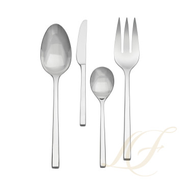 Набор столовых приборов из 4 предметов коллекции Vera Wang - Polished бренда Wedgwood