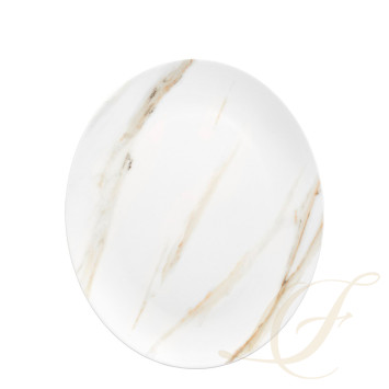 Блюдо овальное 35см коллекции Vera Wang - Venato Imperial бренда Wedgwood