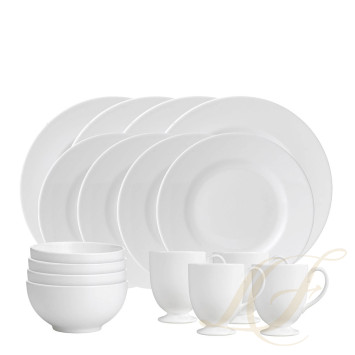 Набор из 16 предметов коллекции Wedgwood White бренда Wedgwood