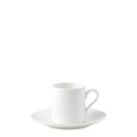 Чашка эспрессо с блюдцем коллекции Wedgwood White бренда Wedgwood