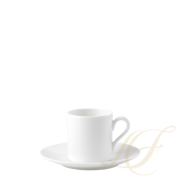 Чашка эспрессо с блюдцем коллекции Wedgwood White бренда Wedgwood