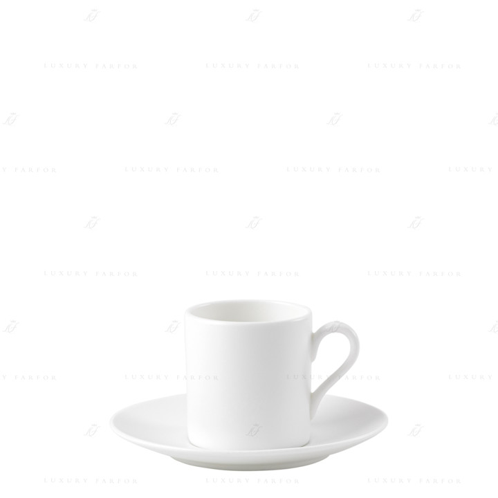 Чашка эспрессо с блюдцем коллекции Wedgwood White бренда Wedgwood