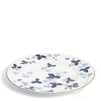 Тарелка главная 27см коллекции Wild Strawberry Inky Blue бренда Wedgwood