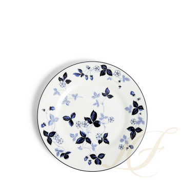 Тарелка закусочная 21см коллекции Wild Strawberry Inky Blue бренда Wedgwood