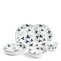 Набор из 8 предметов коллекции Wild Strawberry Inky Blue бренда Wedgwood